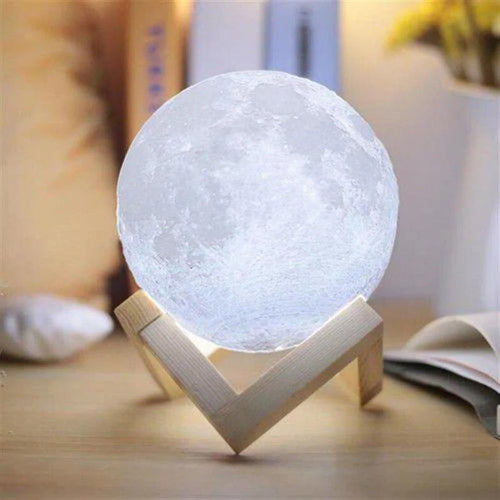 Dekoratif 3d Ay Gece Lambası