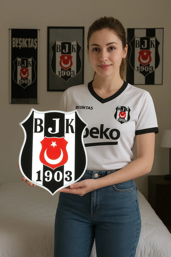 Beşiktaş Gece Lambası 🖤🤍🦅