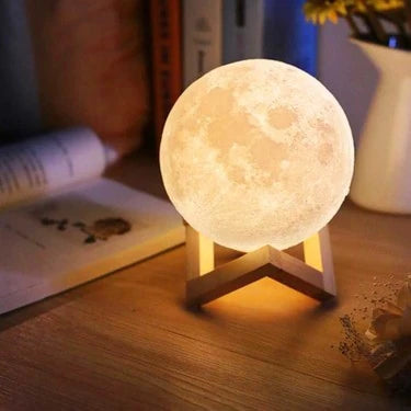 Dekoratif 3d Ay Gece Lambası