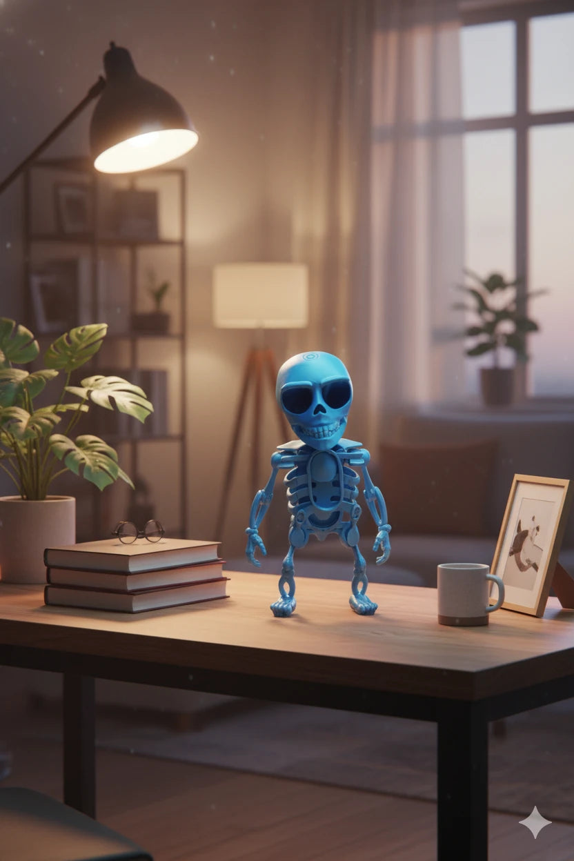 Kuru Kafa Kurmalı Dans Eden İskelet 💀