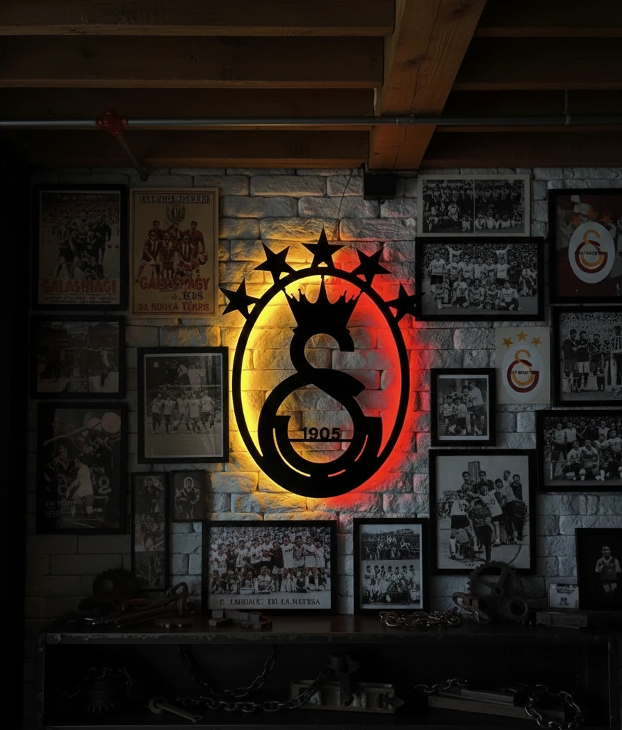 Galatasaray 5 Yıldızlı Gece Lambası
