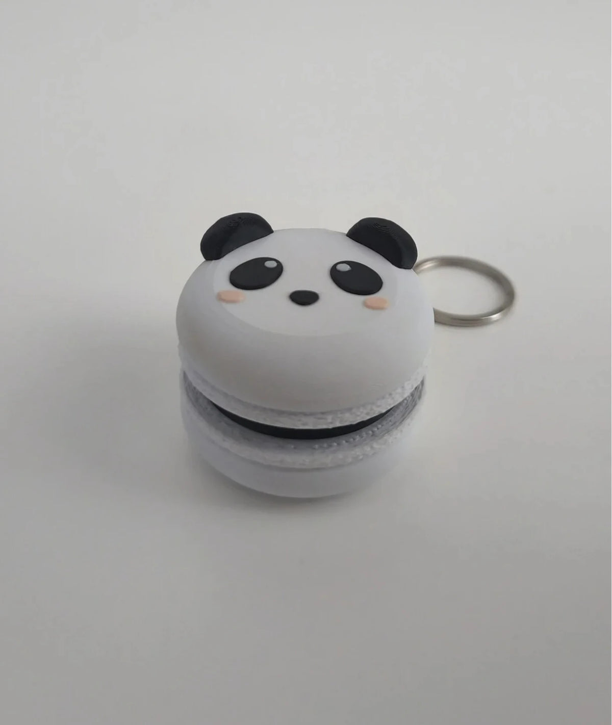 Sevimli Panda Makaron Anahtarlık - Tıklamalı Clicker Fidget Anahtarlık