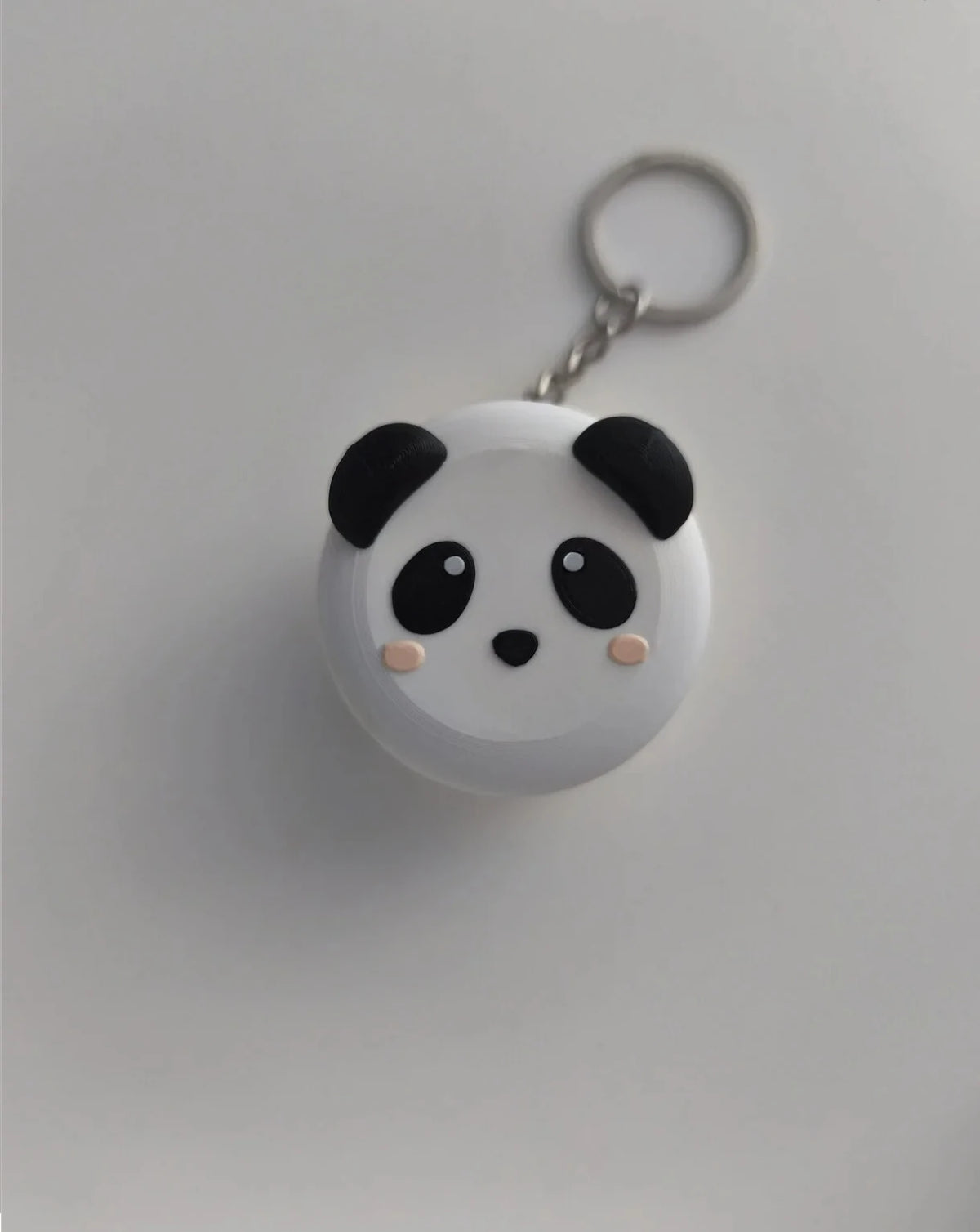 Sevimli Panda Makaron Anahtarlık - Tıklamalı Clicker Fidget Anahtarlık