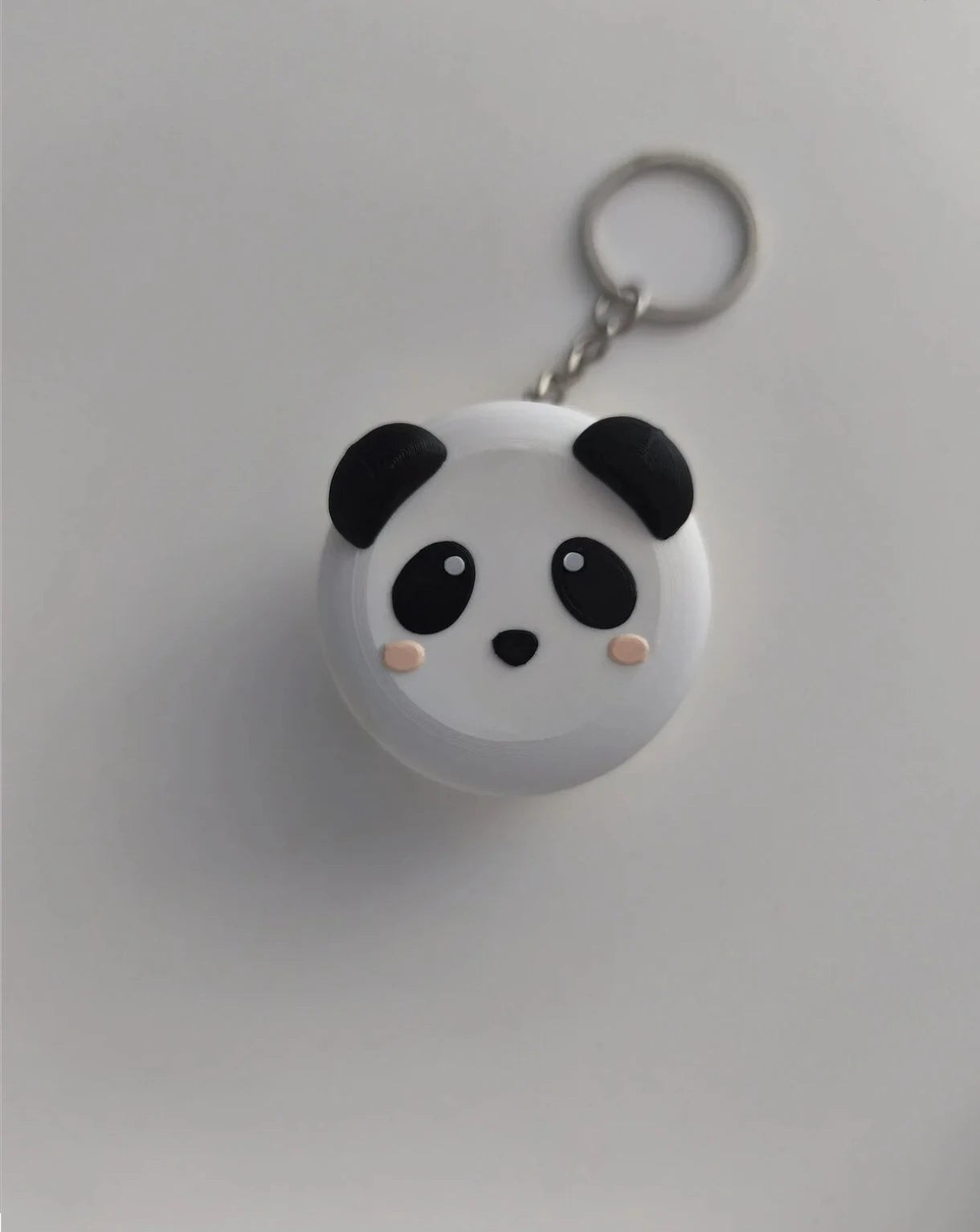 Sevimli Panda Makaron Anahtarlık - Tıklamalı Clicker Fidget Anahtarlık