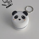 Sevimli Panda Makaron Anahtarlık - Tıklamalı Clicker Fidget Anahtarlık