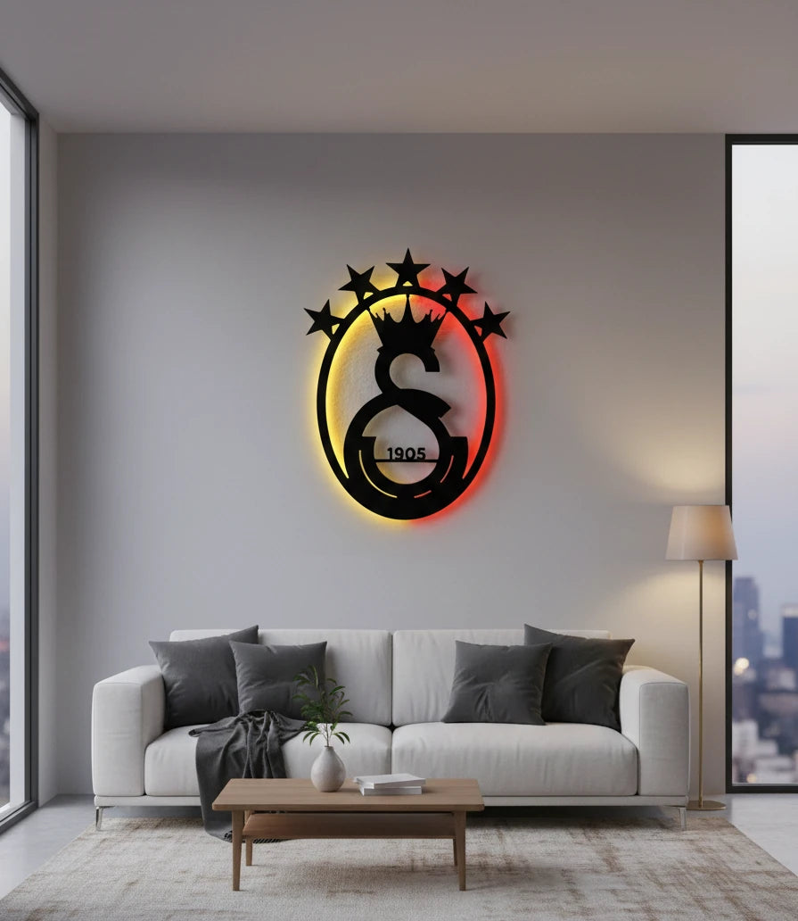 Galatasaray 5 Yıldızlı Gece Lambası