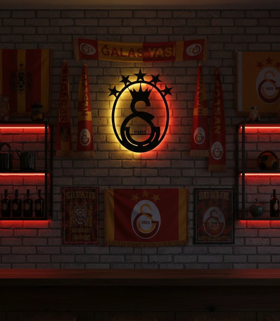Galatasaray 5 Yıldızlı Gece Lambası