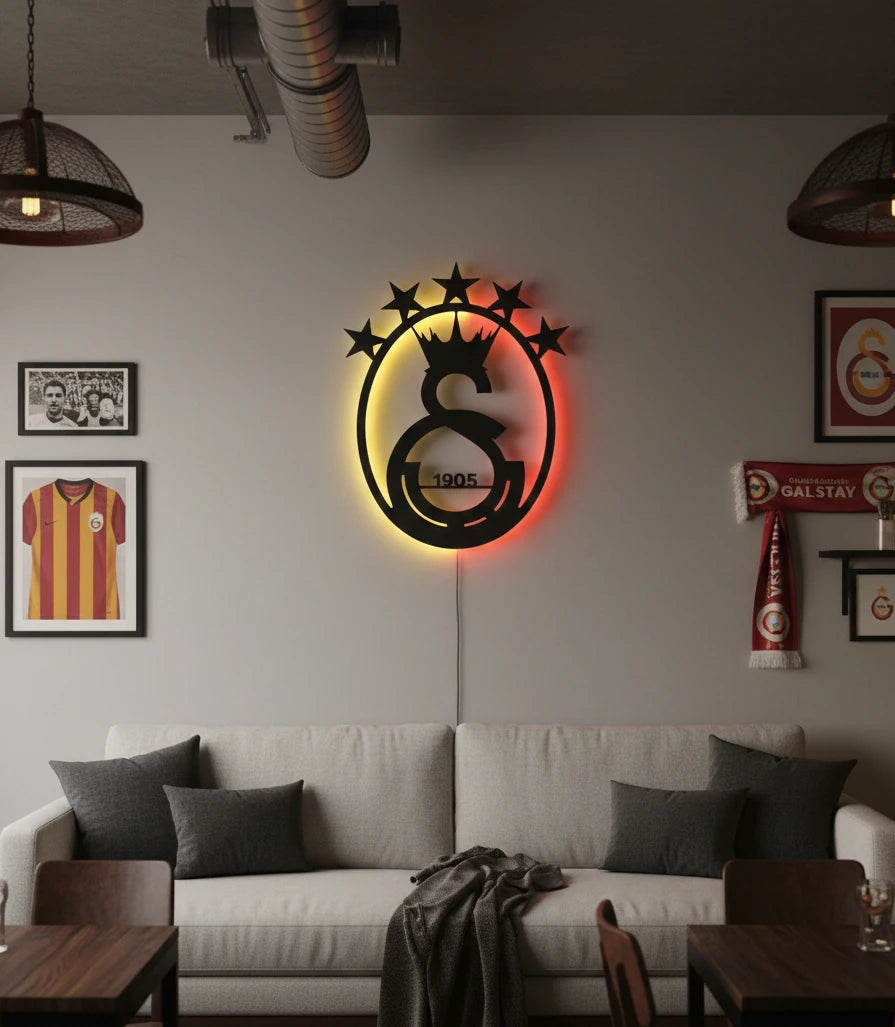 Galatasaray 5 Yıldızlı Gece Lambası