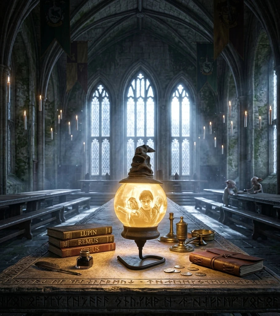 Harry Potter Temalı  Kristal Küre LED Gece Lambası