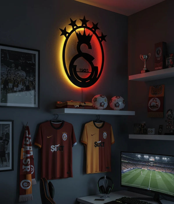 Galatasaray 5 Yıldızlı Gece Lambası