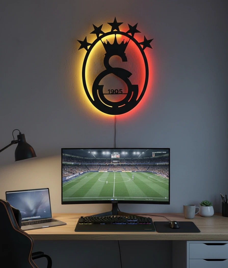 Galatasaray 5 Yıldızlı Gece Lambası