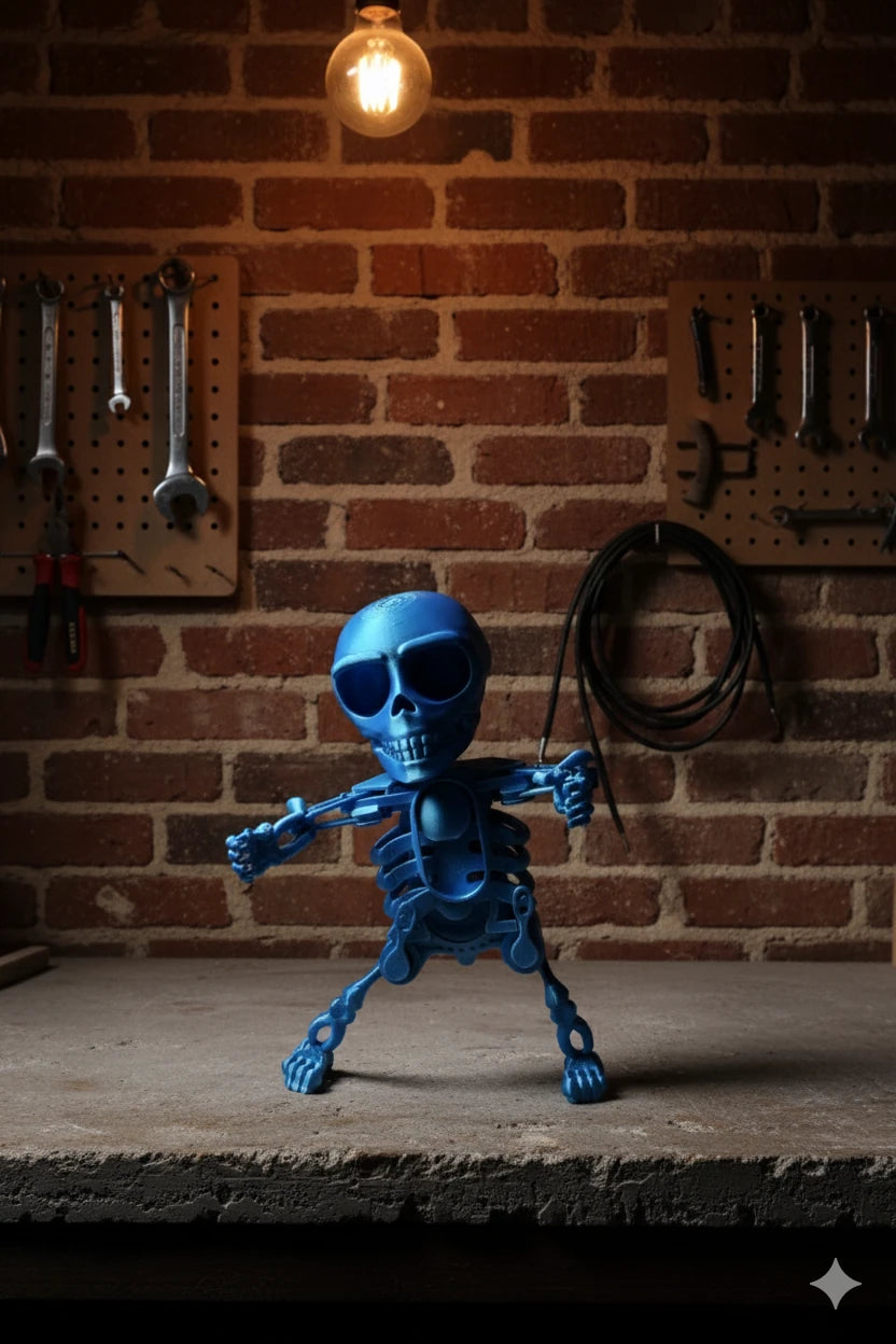 Kuru Kafa Kurmalı Dans Eden İskelet 💀