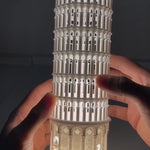 Pisa Kulesi Dekoratif Gece Lambası – USB LED Masa Lambası