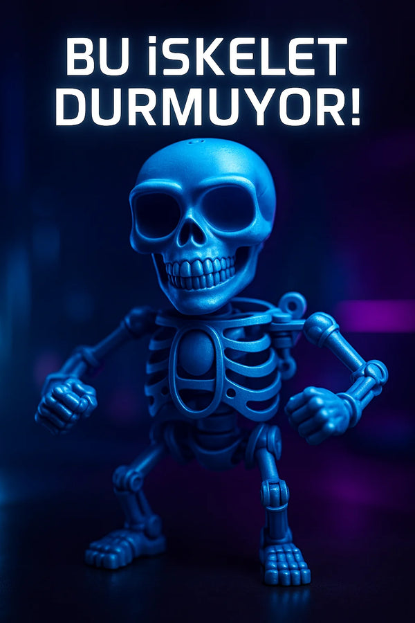 Kuru Kafa Kurmalı Dans Eden İskelet 💀
