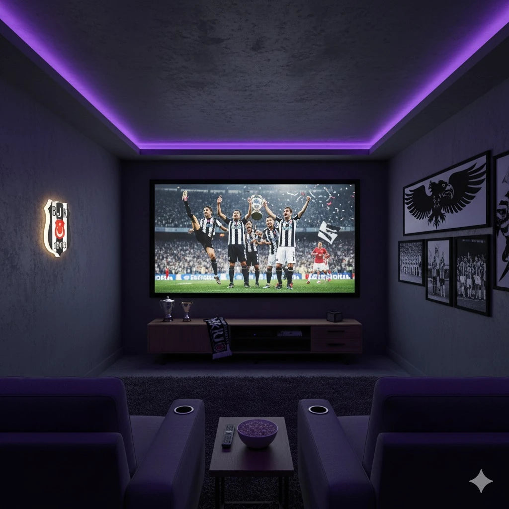 Beşiktaş Gece Lambası 🖤🤍🦅