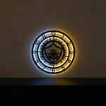 LED Işıklı Fenerbahçe Duvar Saati