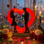 🌹 Lixory Kişiye Özel İki Kalp Bir Işık – LED Gece Lambası♥️