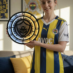 LED Işıklı Fenerbahçe Duvar Saati